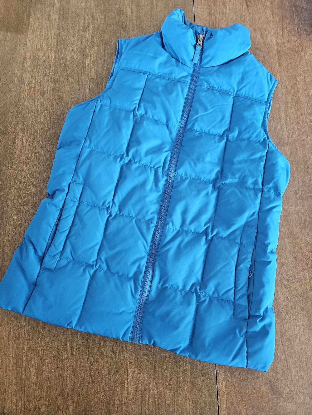 Lands' End Puffer Vest, Blue, Small (6-8)